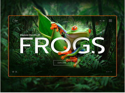 Frogs. Main screen