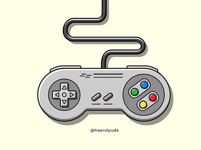 Super Nintendo Pad 0ld 90s art artwork classic console design design graphic games graphic design illustration illustrator japan nes nintendo super nes super nintendo vector videogame vintage