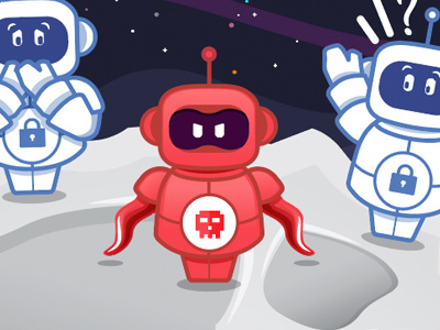 Bad Robot stars meteorites solar system galaxy vector hand drawn illustrator