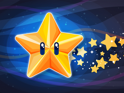 Award campaign launch star digital design dashboard ux ui galaxy star vector illustrator