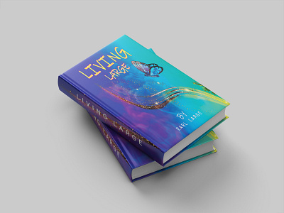 Living Large book cover design