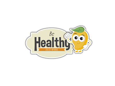 Be healthy illustration logo mango