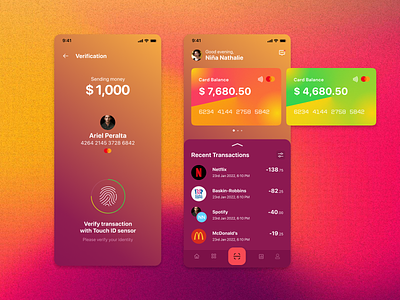 Banking App | A Design Exploration branding design graphic design mobile design ui user experience user interface ux visual design