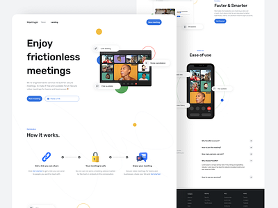 Meetinger 🎥 branding design ui ux