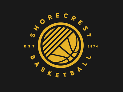 Basketball Logo badge basketball circle logo