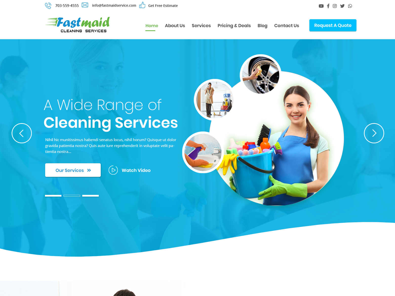 cleaning-service-website-layout-by-shri-on-dribbble