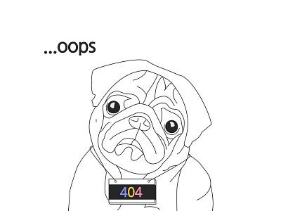 404 Page Not Found black dailyui design illustration modern page design page not found vector web