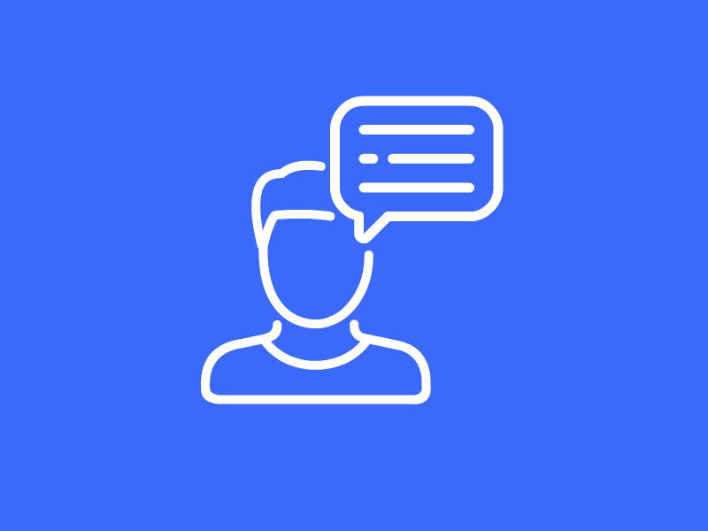 Vork Onboarding Icon Animation animation chat icon network search ui ux