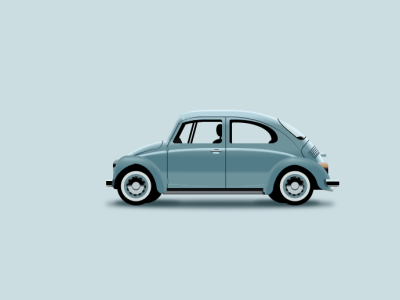 CSS ART   Vintage VW Bug