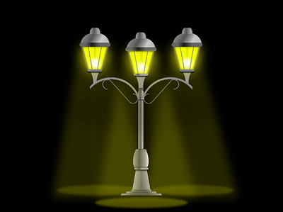 Street Lamp Animation css3 div