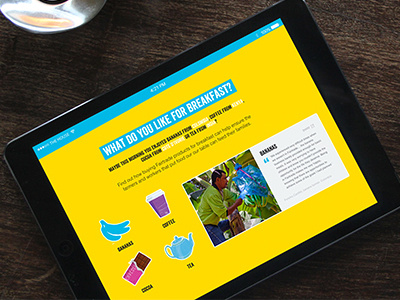 Fairtrade Fortnight 2016 animation branding colourful design fairtrade fairtrade fortnight microsite web design web development website