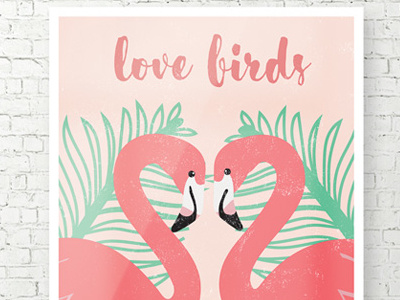 Love Birds poster - Print House