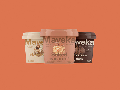 Maveka icecream | Packaging Design