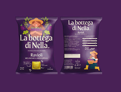 La bottega di Nella. | Packaging design artisanal branding design illustration logo logo design made in italy minimal packaging pasta