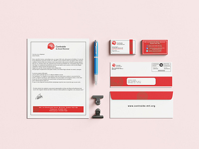 Stationery set for charitable organization art branding design illustration illustrator logo minimal typography vector