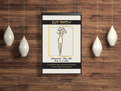 Fashion company poster! art branding design flat illustration illustrator logo minimal typography vector