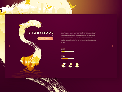 STORYMODE adventure branding carousel concept illustration illustration art illustration design uidesign