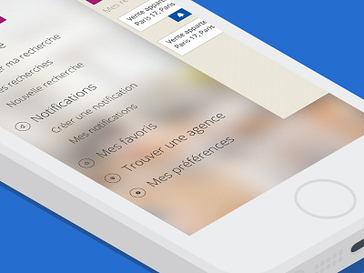 UI design menu iPhone App design iphone ui webdesign