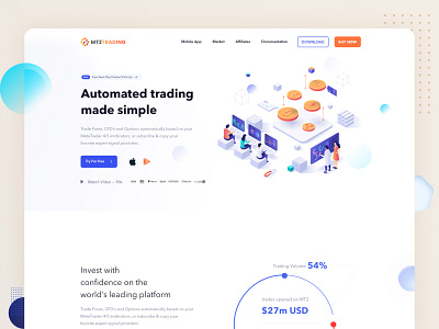 Mt2Trading ||  Landing Page