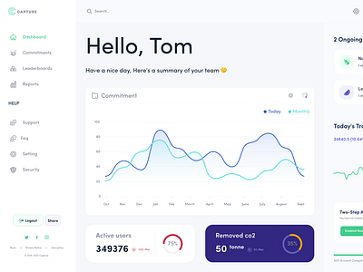 Capture.club || Dashboard by Anwar Hossain on Dribbble
