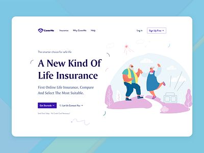 Life Insurance || Website by Anwar Hossain on Dribbble