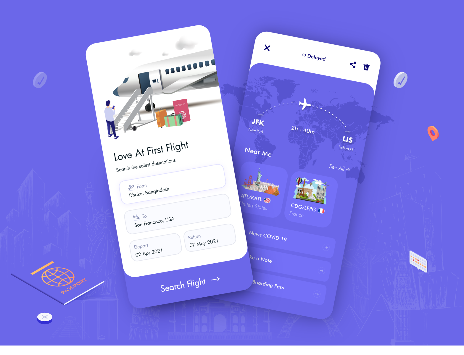 Flight Ticket Booking App By Anwar Hossain On Dribbble