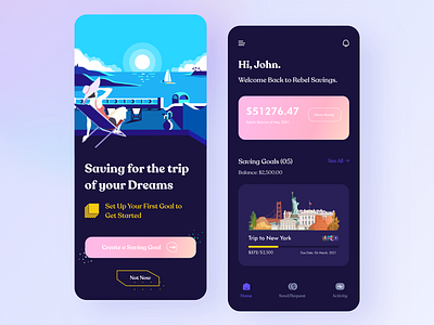 Mobile App UI | Banking