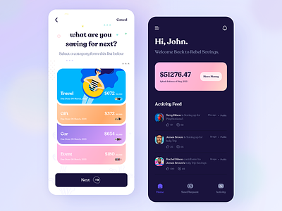 Mobile App UI | Banking app design bank banking bankingapp debit finance app financial app fintech ios mobile design mobile ui payment payment app wallet