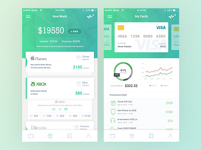 ePayment app banking card credit card epaymen interface iphone pay payment store ui ux wallet