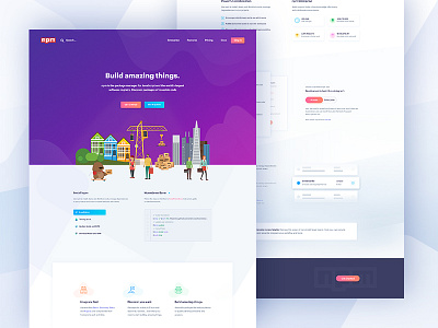 Download Npm Designs Themes Templates And Downloadable Graphic Elements On Dribbble