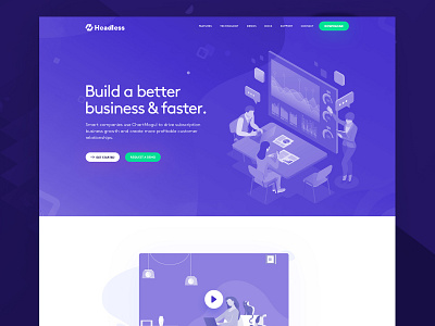 Headless || Landing Page