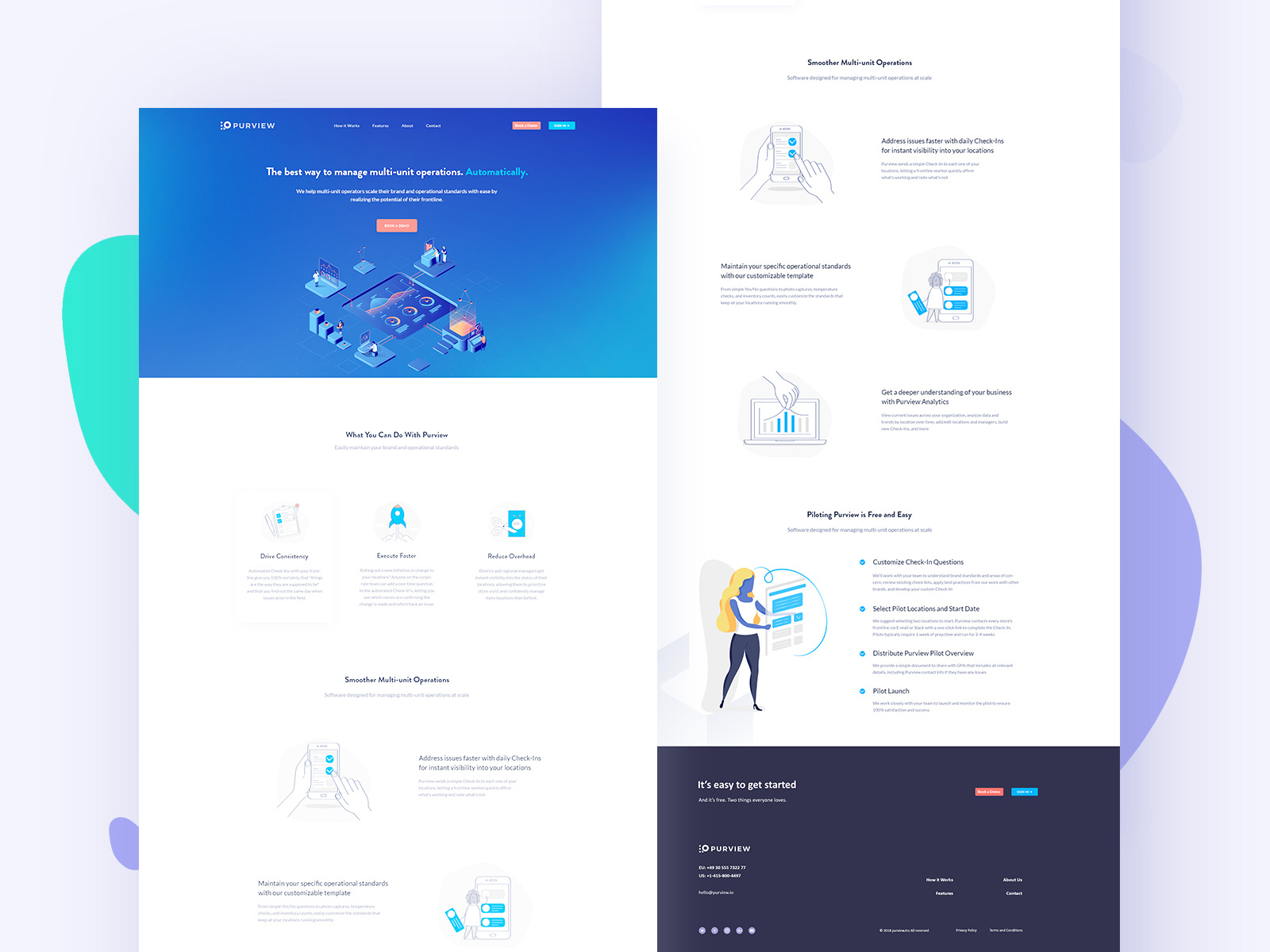 Purview || Landing Page by Anwar Hossain on Dribbble