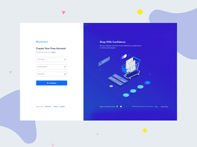 Login Page by Anwar Hossain on Dribbble