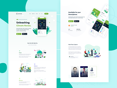 Capture.club || Landing Page by Anwar Hossain on Dribbble