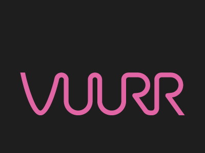 VUURR Digital logo pink rounded vuurr word logo