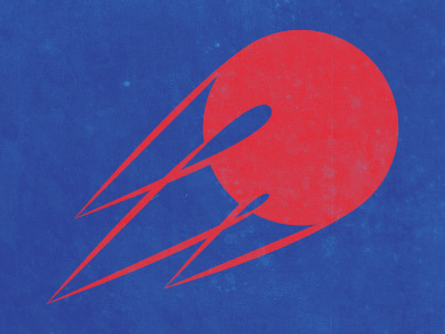 Spark blue first dribbble red shape spark