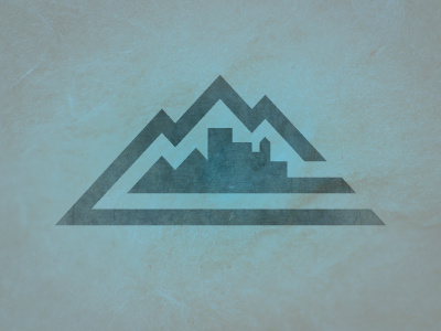 Alaska Logo - Cityscape alaska city geometric logo mountains vector