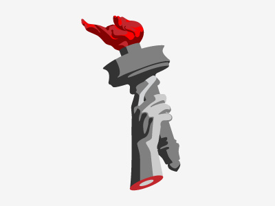Occupy Poster Concept concept occupy poster statue of liberty torch vector wip