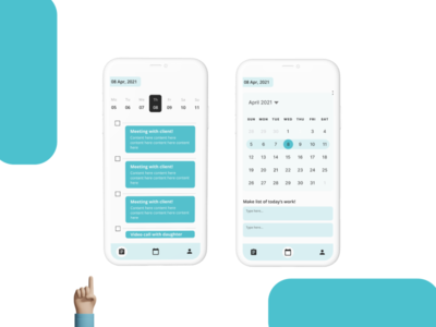 To Do App UI by kimtechuiux on Dribbble