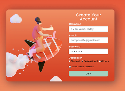 DailyUI 001 contestlogin dailyui dailyui 001 dailyuichallenge login form loginpage student project