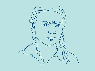 Greta Thunberg Illustration