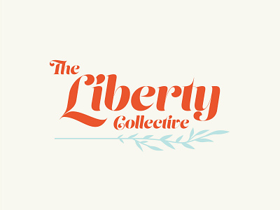 The Liberty Collective Logo Design branding design drawing graphic design illustration logo logo design minimal typography vector