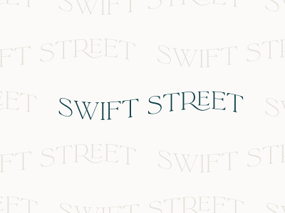 Swift Street Type Pattern branding graphic design illustration logo minimal pattern typography vector