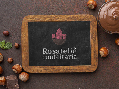 Rosatelie Confeitaria brand brand identity design