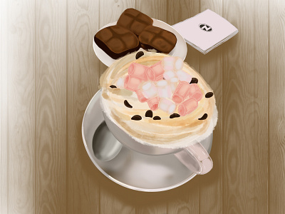 Cappucino cafe cafe nero cafe nero cappuccino illustration procreate