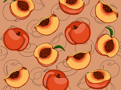 Peach pattern