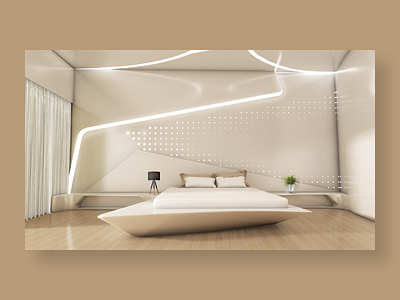 Fluid Interior 3dmodeling art branding design interior light design ux