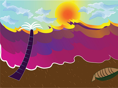 landscap colori design design art dribbble illustration logo photos
