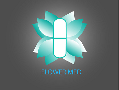 FLOWER.MED branding design design art dribbble illustration illustrator logo medical pharm wesam