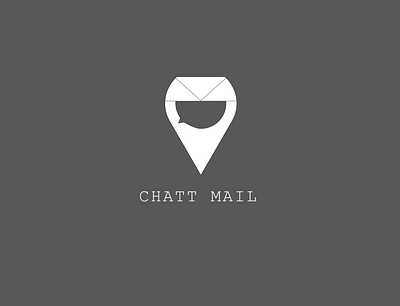 Chat Mail branding chatt design illustrator locate logo mail map